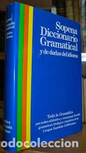 Libros: Sopena Diccionario gramatical y de dudas del idioma - Foto 1