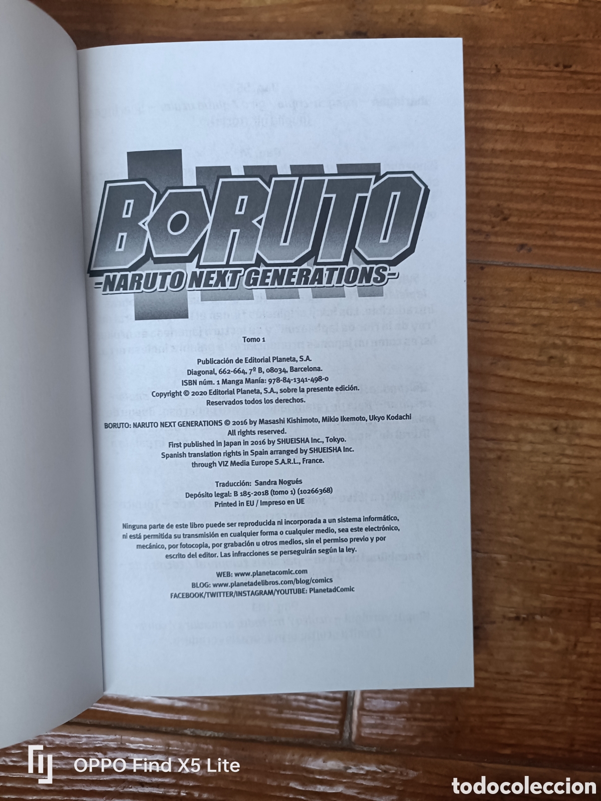 Libros: Comic Boruto, Naruto Next generations -Masashi Kishimoto- Vol. 1 Editorial Planeta - Foto 5
