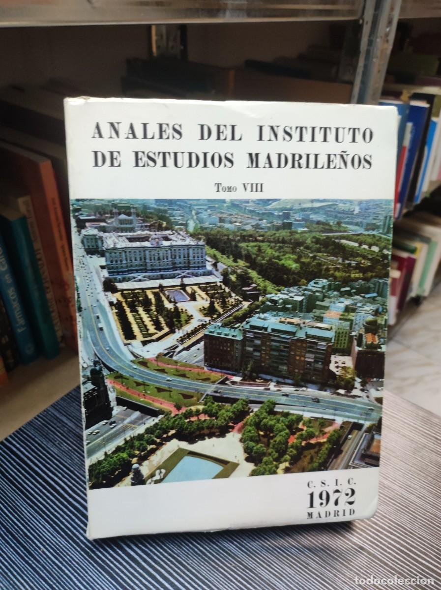 Livros em segunda m&atilde;o: ANALES DEL INSTITUTO DE ESTUDIOS MADRILE&Ntilde;OS TOMO VIII