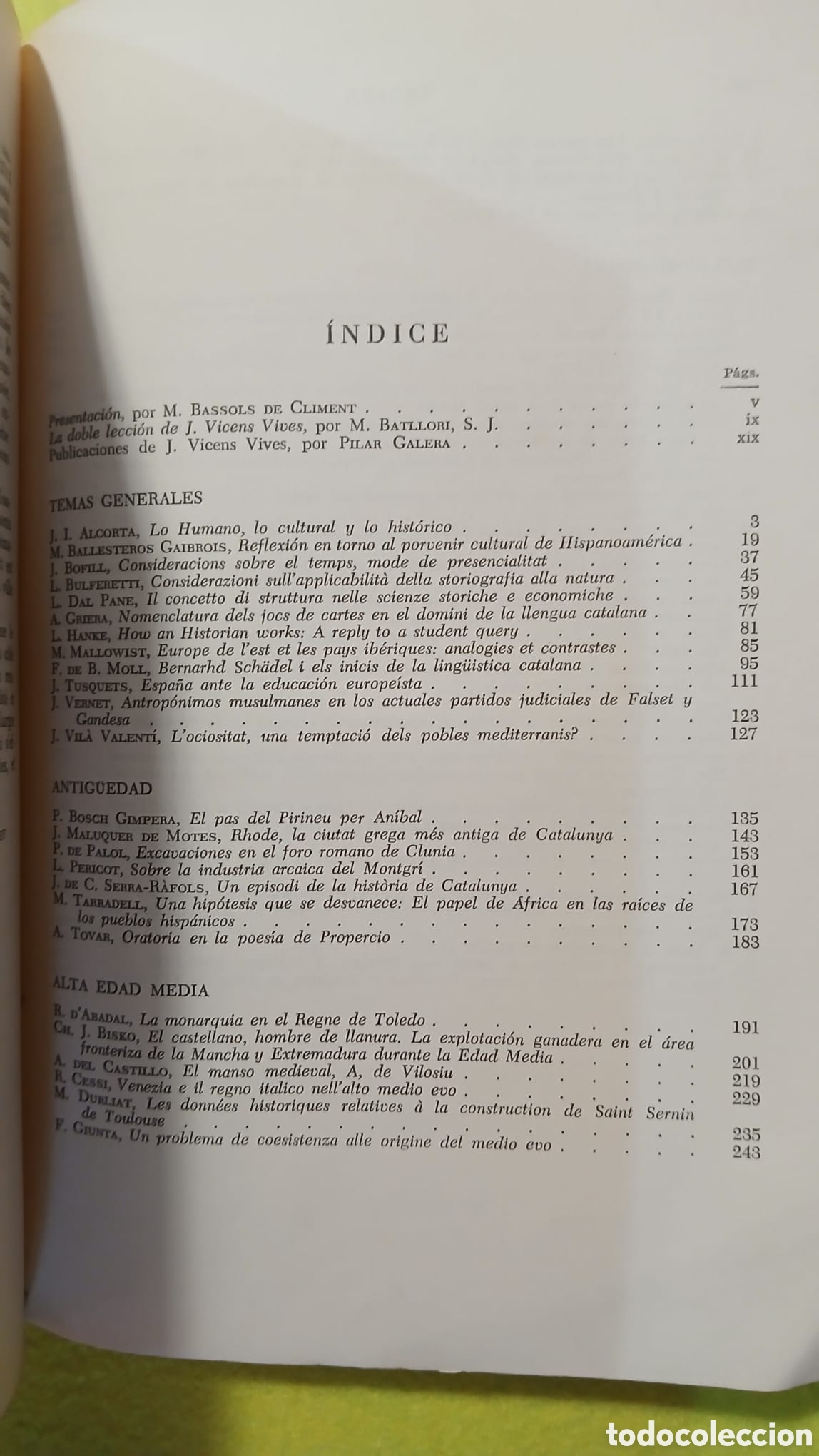 Libros: Homenaje a Jaime Vicens Vives - Foto 3