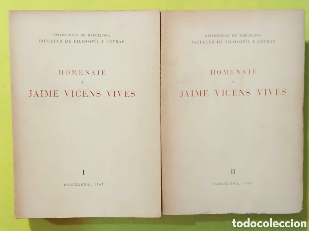 Libros: Homenaje a Jaime Vicens Vives - Foto 1