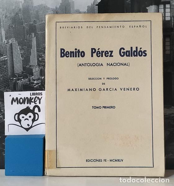 Libros: Antolog&iacute;a Nacional - Benito P&eacute;rez Galdos - Foto 1
