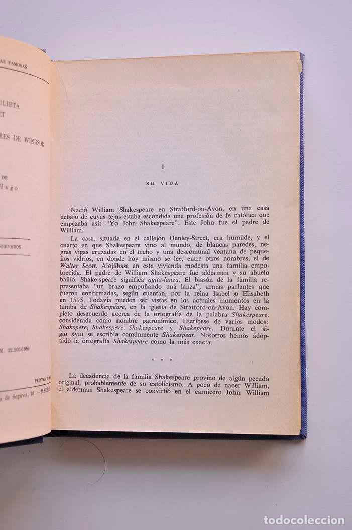 Libros: Romeo y Julieta - Hamlet - Las alegres comadres de Windsor - SHAKESPEARE, William - Foto 3
