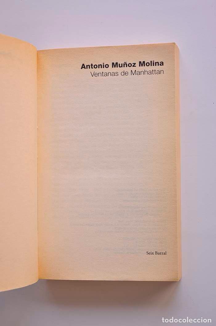 Libros: Ventanas de Manhattan - MU&Ntilde;OZ MOLINA, Antonio - Foto 2