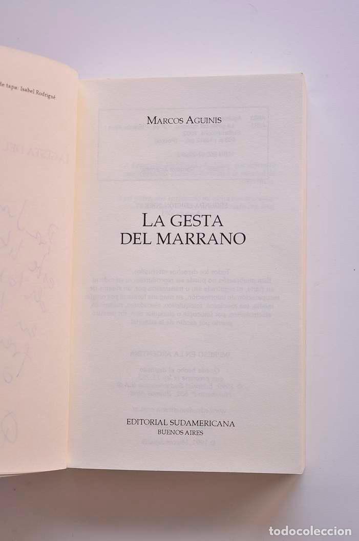 Libros: La gesta del marrano - AGUINIS, Marcos - Foto 3