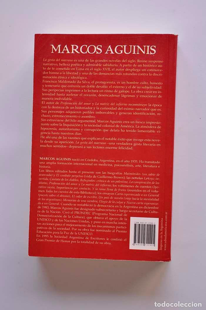 Libros: La gesta del marrano - AGUINIS, Marcos - Foto 4