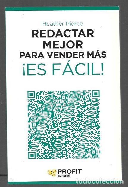 Libros: REDACTAR MEJOR PARA VENDER MAS &iexcl;ES FACIL! - PIERCE, HEATHER - Foto 1