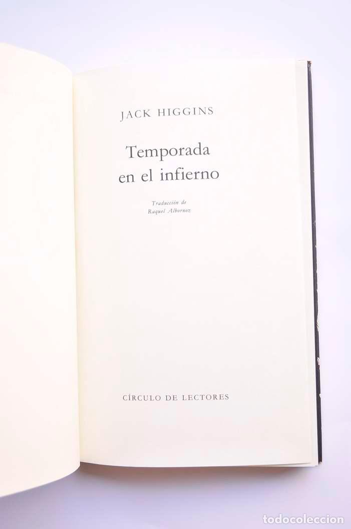 Libros: Temporada en el infierno - HIGGINS, Jack - Foto 3