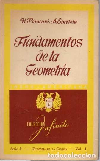 Libros: LOS FUNDAMENTOS DE LA GEOMETR&Iacute;A. - POINCAR&Eacute;, H. y EINSTEIN, A. - Foto 1