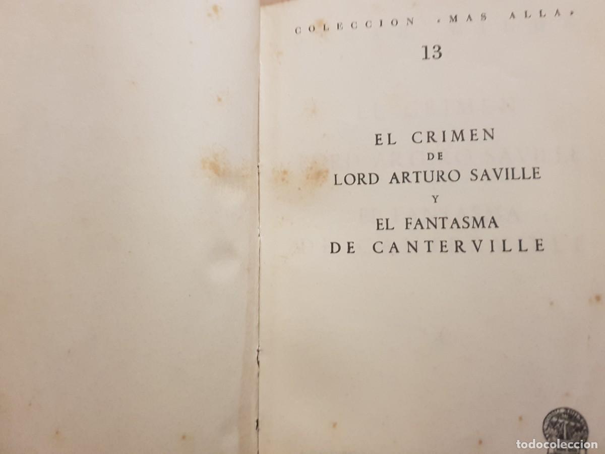 Libros: OSCAR WILDE - NOVELAS - ED. AFRODISIO AGUADO - 1948 - Foto 5