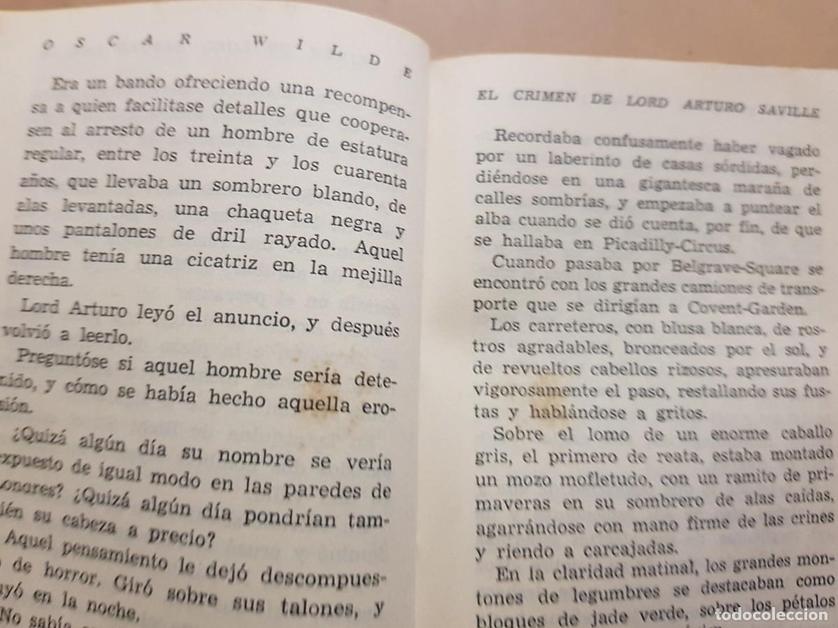 Libros: OSCAR WILDE - NOVELAS - ED. AFRODISIO AGUADO - 1948 - Foto 11