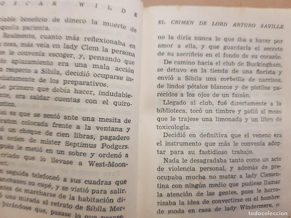 Libros: OSCAR WILDE - NOVELAS - ED. AFRODISIO AGUADO - 1948 - Foto 12