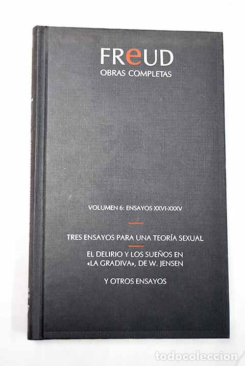 Libros: Obras completas, tomo VI.- Freud, Sigmund - Foto 1