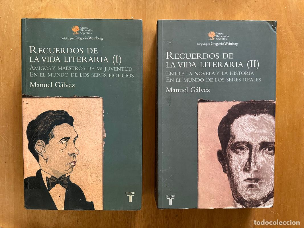 Livres: Recuerdos de la vida literaria (2 tomos) - Galvez, Manuel