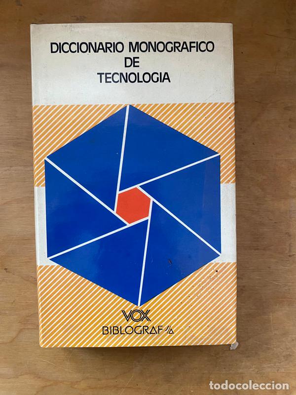Libros: Diccionario monografico de tecnologia - Foto 1