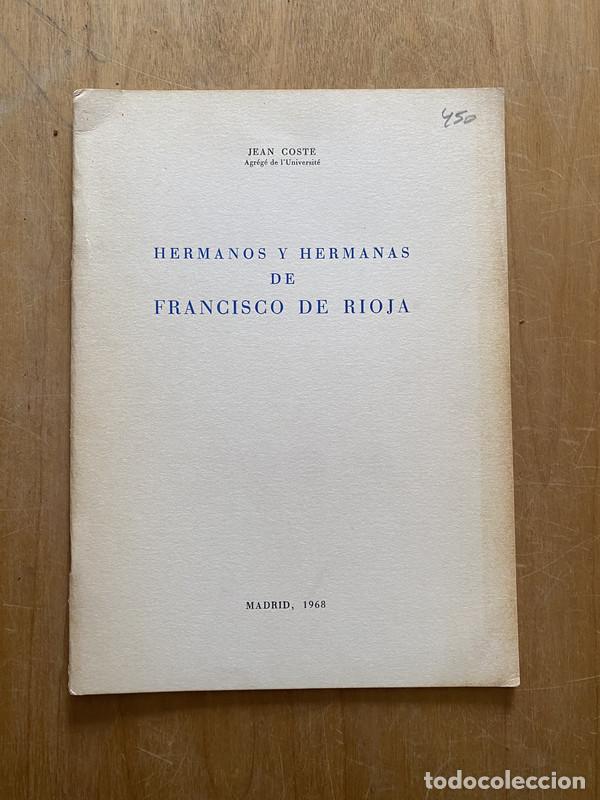 Libros: Hermanos y hermanas de Francisco Rioja - Coste, Jean - Foto 1