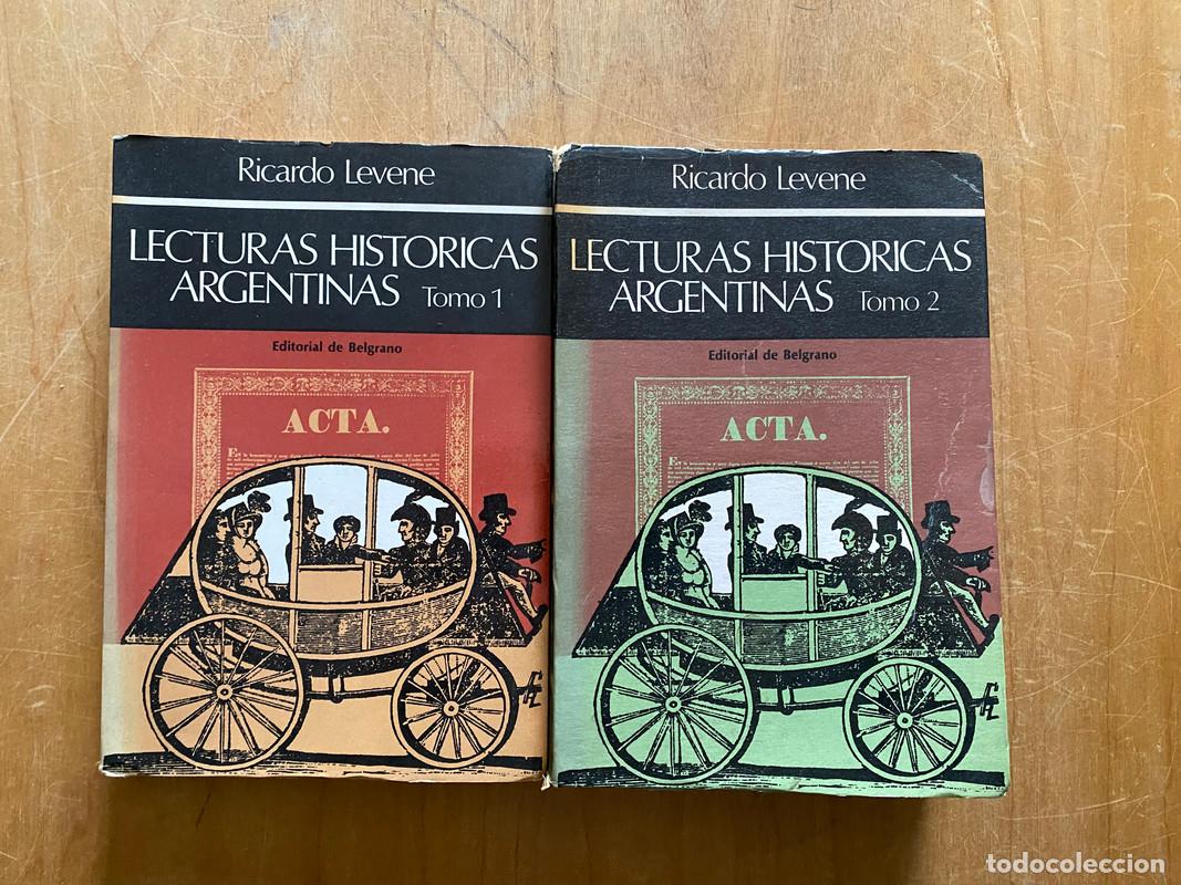 Libros: Lecturas historicas argentinas - Levene, Gabriel - Foto 1