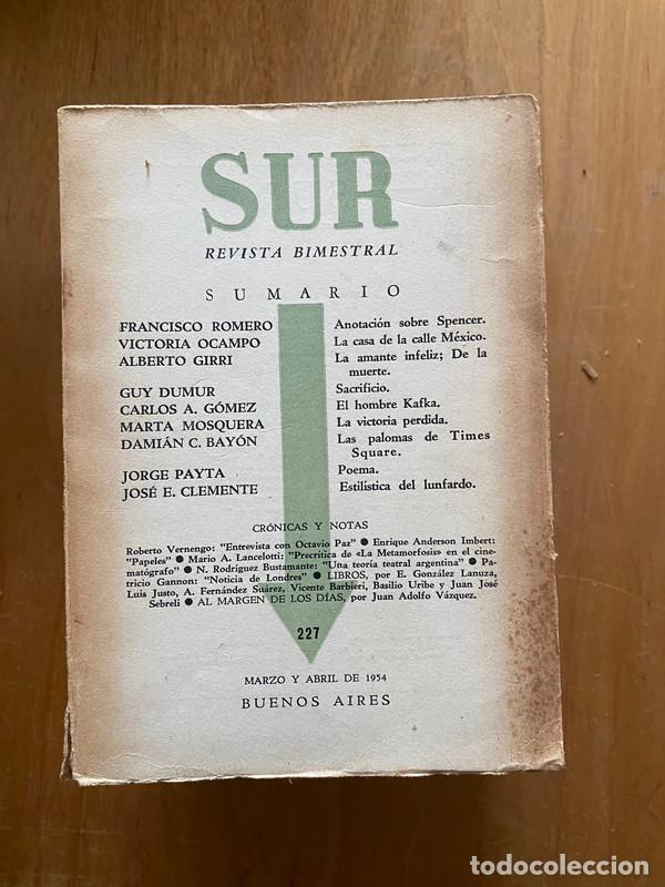 Libros: Revista sur 227 - Ocampo, Victoria - Foto 1
