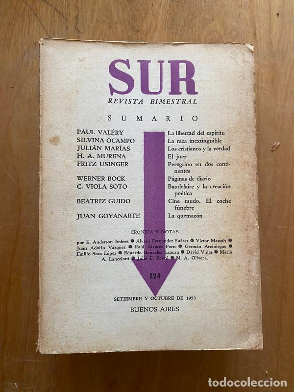 Libros: Revista sur 224 - Ocampo, Victoria - Foto 1