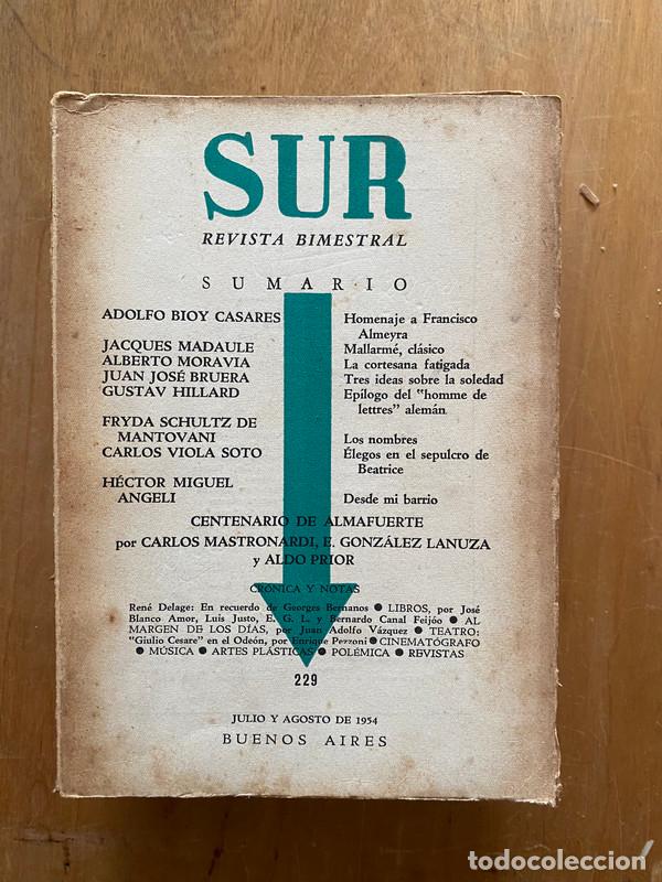Livres: Revista sur 229 - Ocampo, Victoria, Bioy Casares