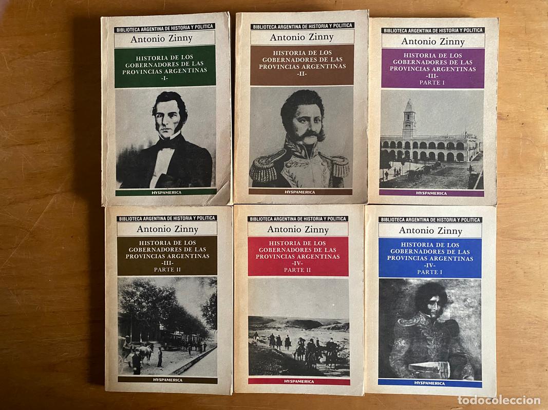 books: Historia de los gobernadores de las provincias argentinas - Zinny, Antonio
