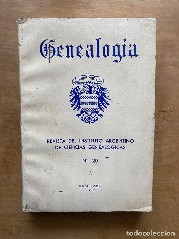 books: Genealogia revista del instituto argentino de ciencias genealogicas 20