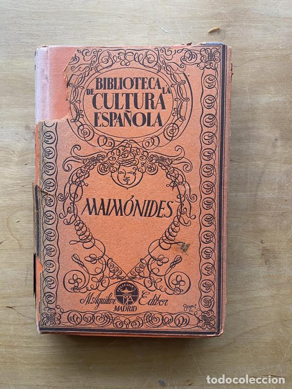Libros: Maimonides - Llamas, Jose - Foto 1