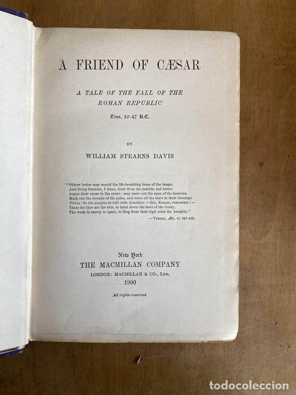 Libros: A friend of Caesar - Davis, - Foto 2