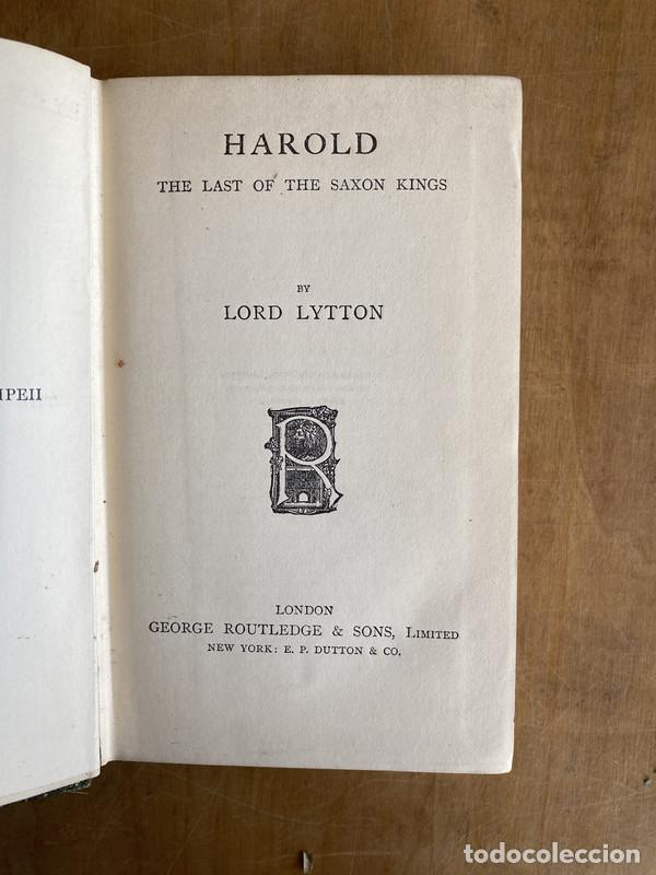 Livros em segunda m&atilde;o: Harold The Last of The Saxon Kings - Lord Lytton