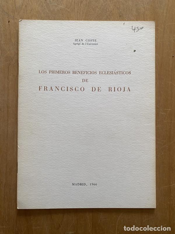 Livros em segunda m&atilde;o: Los primeros beneficios eclesiasticos de Francisco de Rioja - Coste, Jean