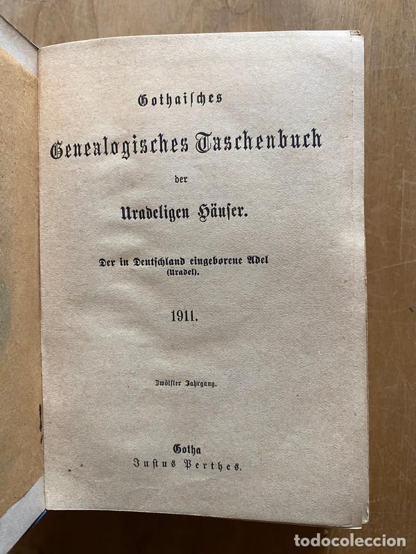 Libros: Anuario Gotha - Gothaisches Genealogisches Taschenbuch der Gr&auml;flichen H&auml;user. 84. Jahrgang 1911.