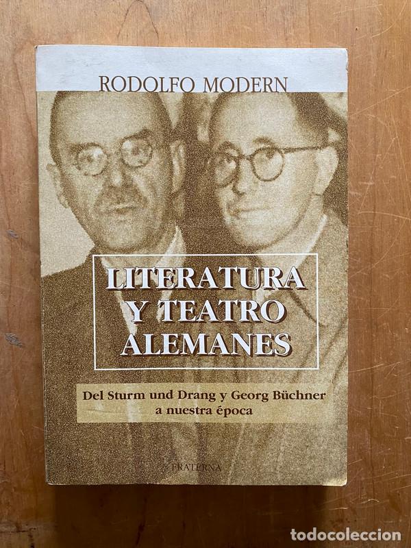 Libros: Literatura y teatro alemanes - Moder, Rodolfo