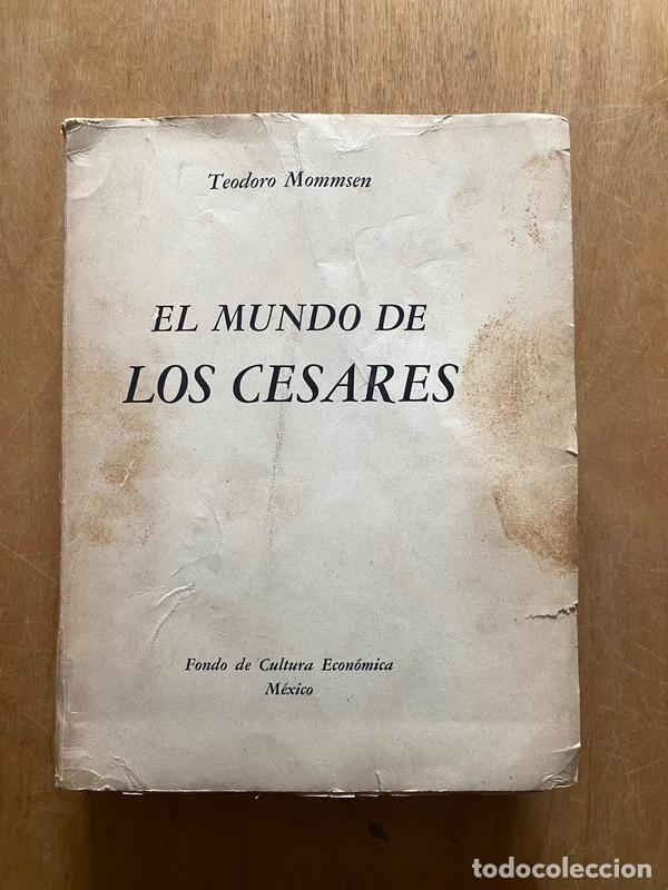 books: El mundo de los cesares - Mommsen, Teodoro