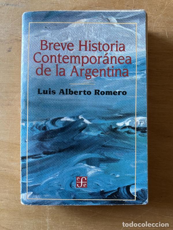 books: Breve historia contemporanea de la Argentina - Romero, Luis Alberto