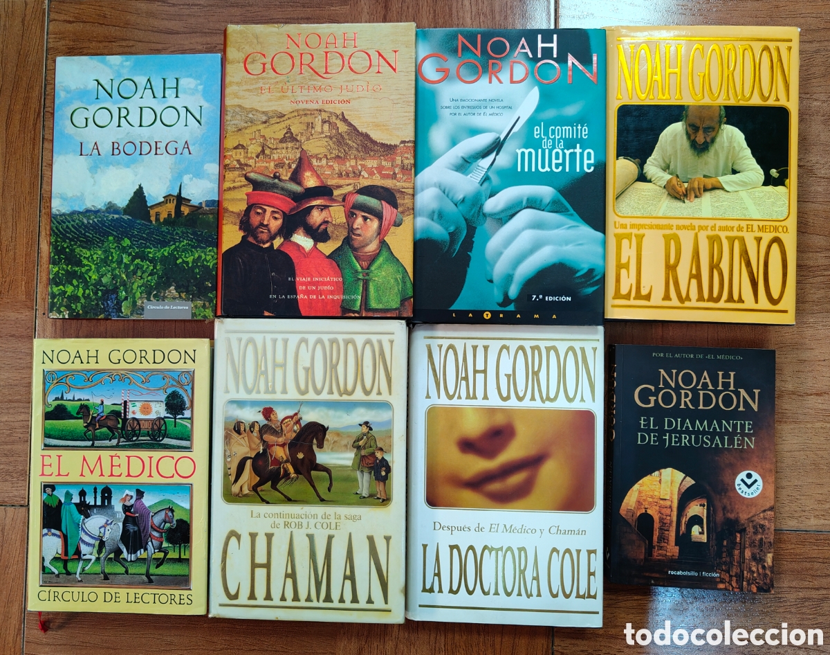 Libros: Colecci&oacute;n Completa � Todas las novelas de Noah Gordon - Noah Gordon - Foto 1