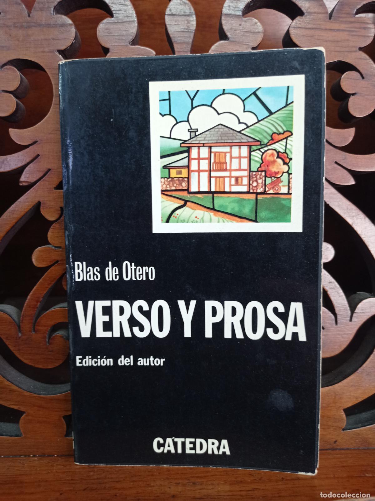 Libros: VERSO Y PROSA, B LAS DE OTERO. CATEDRA 1979 - Foto 1