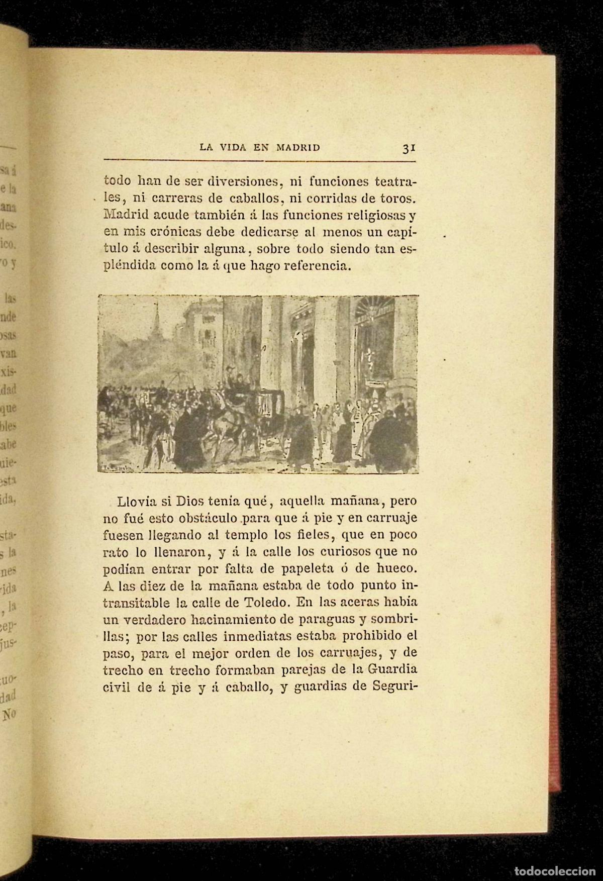 Libros: LA VIDA EN MADRID EN 1888. - SEP&Uacute;LVEDA, Enrique. - Foto 3