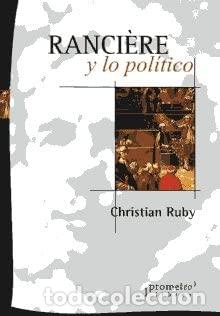 Libros: RANCI&Egrave;RE Y LO POL&Iacute;TICO - Christian Ruby - Foto 1