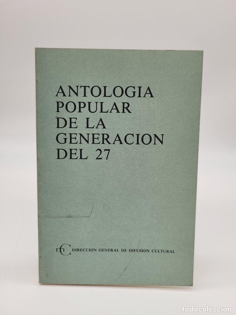 Libros: VV. AA. - Antolog&iacute;a popular de la Generaci&oacute;n del 27. - Foto 1