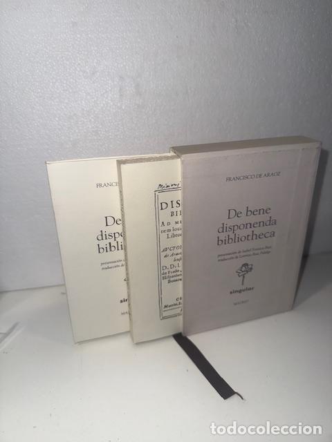 DE BENE DISPONENDA BIBLIOTHECA FRANCISCO DE ARAOZ