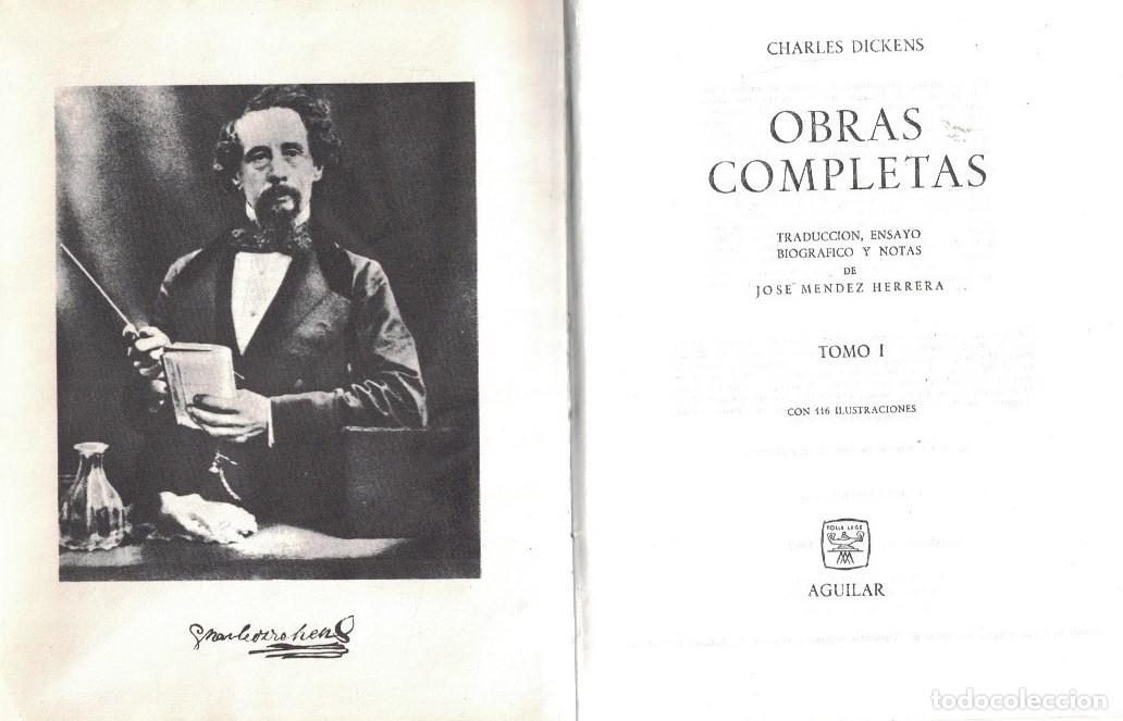 Libros: OBRAS COMPLETAS. Tomo I (de 6) - Dickens. Charles, - Foto 1