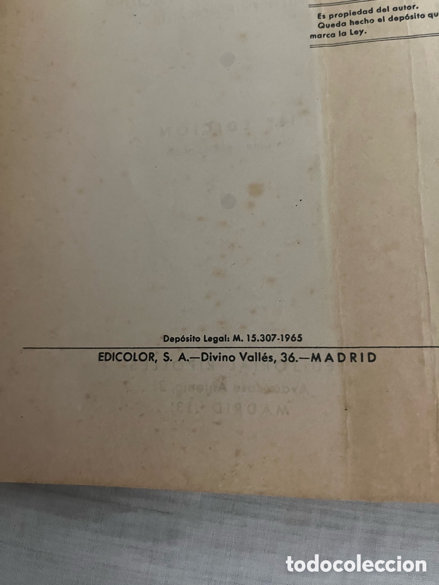 Libros: CALCULO COMERCIAL A&Ntilde;O 1965 tuneado - Foto 2