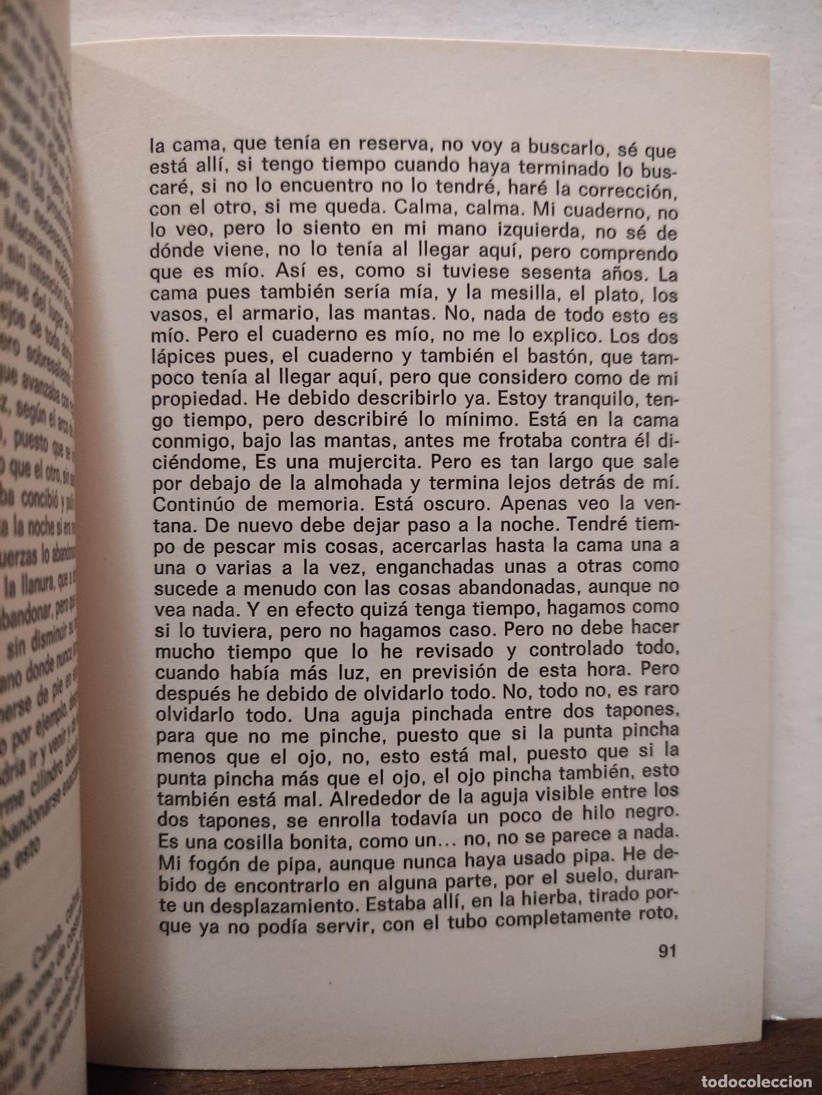 Libros: MALONE MUERE - SAMUEL BECKETT - Foto 2