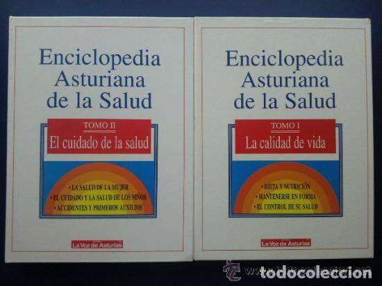 books: ENCICLOPEDIA ASTURIANA DE LA SALUD - DOS TOMOS - LA VOZ DE ASTURIAS