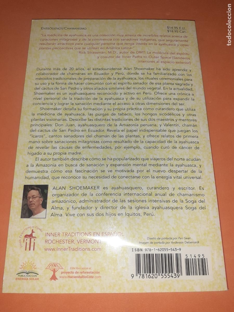 Libros: LA MEDICINA DE AYAHUASCA � CHAMANISMO - ALAN SHOEMAKER - Foto 2