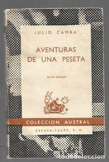 Libros: AVENTURAS DE UNA PESETA - CAMBA, JULIO - Foto 1