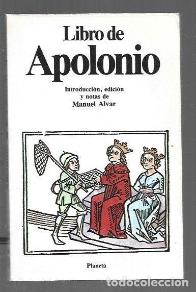 Libros: LIBRO DE APOLONIO - ANONIMO (INTRODUCCION, EDICION Y NOTAS DE MANUEL ALVAR) - Foto 1