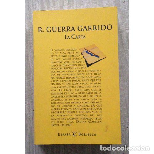Libros: LA CARTA - GUERRA GARRIDO, RA&Uacute;L - Foto 1