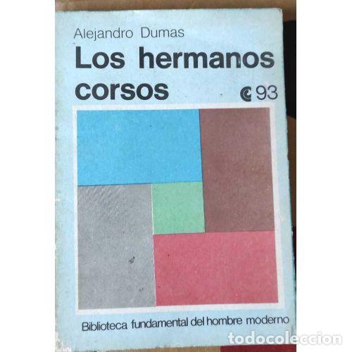 Libros: LOS HERMANOS CORSOS - DUMAS, ALEJANDRO - Foto 1