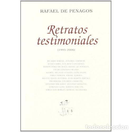 Libros: RETRATOS TESTIMONIALES - PENAGOS, RAFAEL - Foto 1